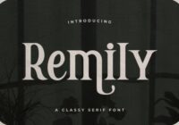 Remily Font - Featured Image