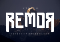 Remor Font - Featured Image