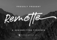 Remotte Font - Featured Image