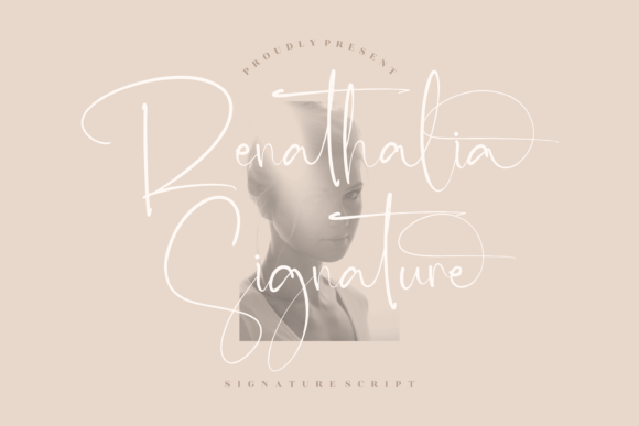 Renathalia Signature Font - Featured Image