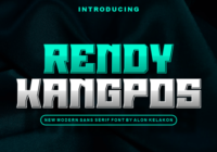 Rendy Kangpos Font - Featured Image