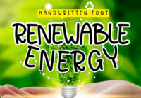 Renewable Energy Font - Featured Image
