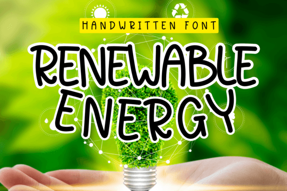 Renewable Energy Font - Featured Image
