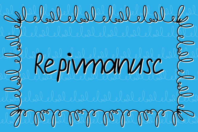 Repivmanusc Font - Featured Image
