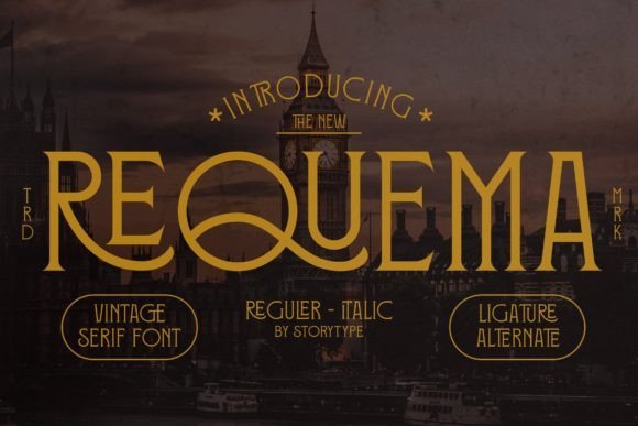 Requema Font - Featured Image