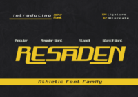Resaden Font - Featured Image