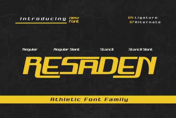 Resaden Font - Featured Image