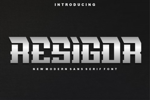 Resigor Font - Featured Image