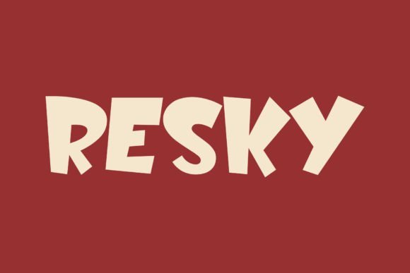 Resky Font - Featured Image