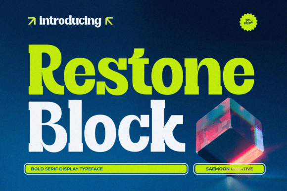 Restone Block Font - Featured Image