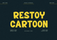 Restoy Cartoon Font - Featured Image