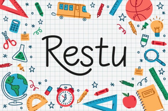 Restu Font - Featured Image