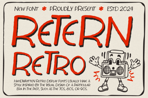 Retern Font - Featured Image