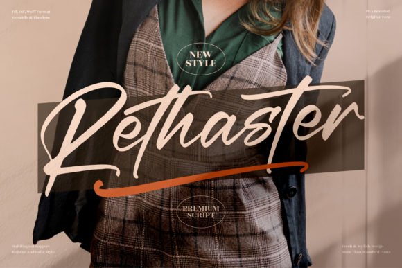 Rethaster Font - Featured Image