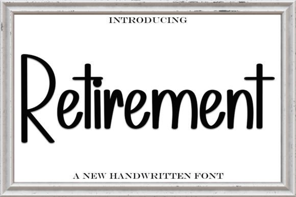 Retirement Font - Featured Image