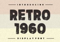 Retro 1960 Font - Featured Image