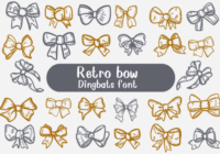 Retro Bow Font - Featured Image