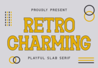 Retro Charming Font - Featured Image