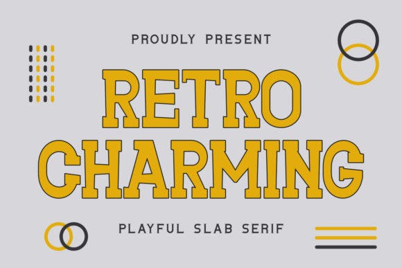 Retro Charming Font - Featured Image