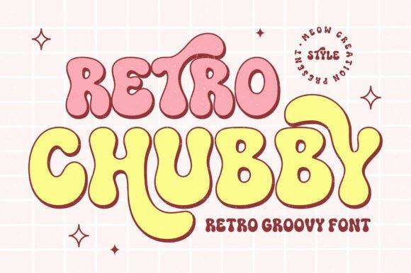 Retro Chubby Font - Featured Image