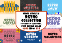 Retro Collection Font - Featured Image