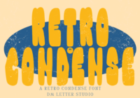 Retro Condense Font - Featured Image