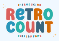 Retro Count Font - Featured Image