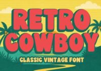 Retro Cowboy Font - Featured Image
