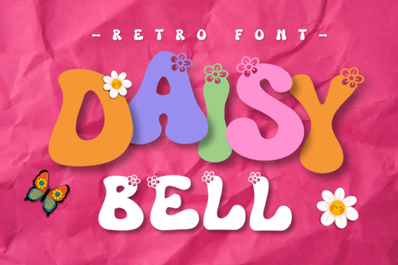 Retro Daisy Bell Font - Featured Image