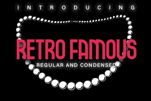Retro Famous Font - Featured Image