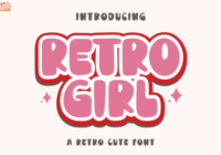 Retro Girl Font - Featured Image