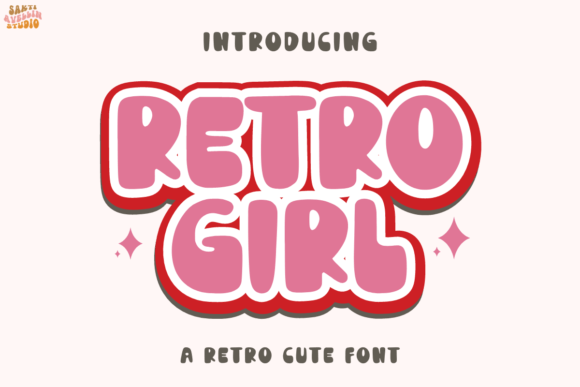 Retro Girl Font - Featured Image