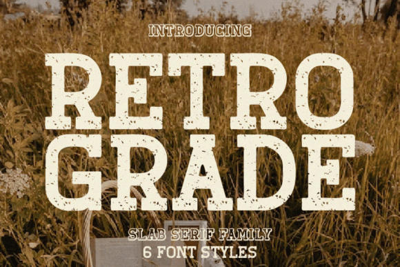 Retro Grade Font - Featured Image