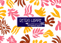 Retro Hippie Font - Featured Image