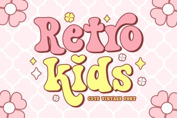 Retro Kids Font - Featured Image
