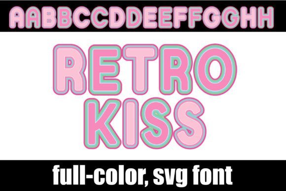 Retro Kiss Font - Featured Image