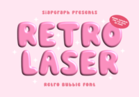 Retro Laser Font - Featured Image