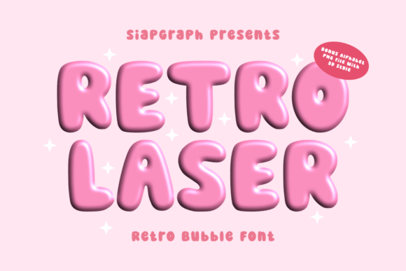 Retro Laser Font - Featured Image