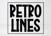 Retro Lines Font - Featured Image
