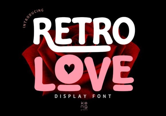 Retro Love Font - Featured Image