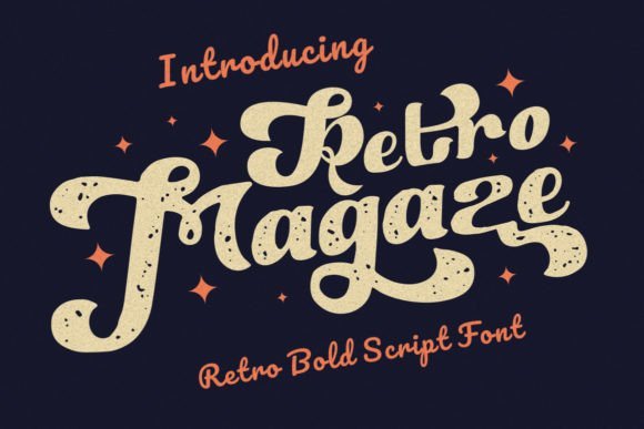 Retro Magaze Font - Featured Image