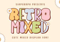 Retro Mixed Font - Featured Image