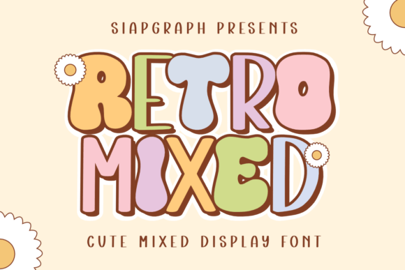 Retro Mixed Font - Featured Image