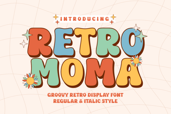 Retro Moma Font - Featured Image
