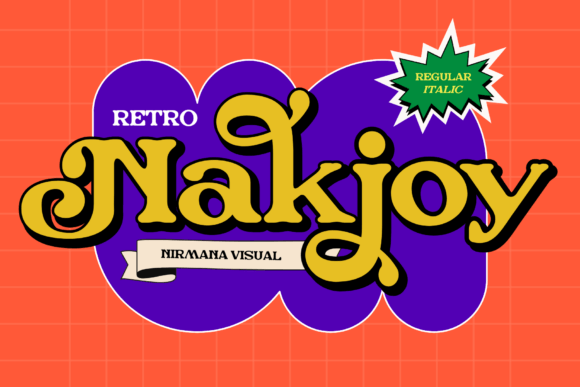 Retro Nakjoy Font - Featured Image