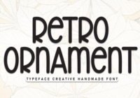 Retro Ornament Font - Featured Image