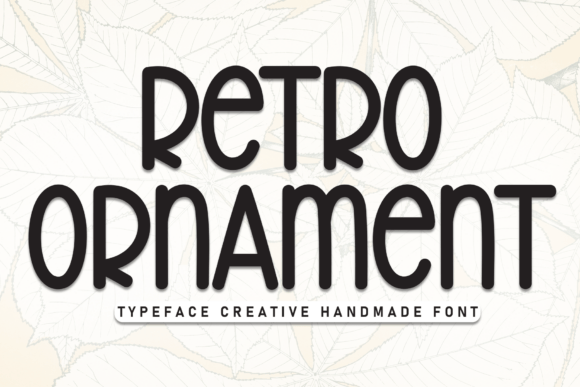 Retro Ornament Font - Featured Image