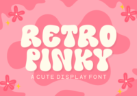 Retro Pinky Font - Featured Image