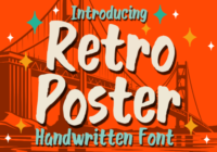 Retro Poster Font - Featured Image
