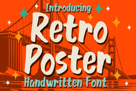 Retro Poster Font - Featured Image